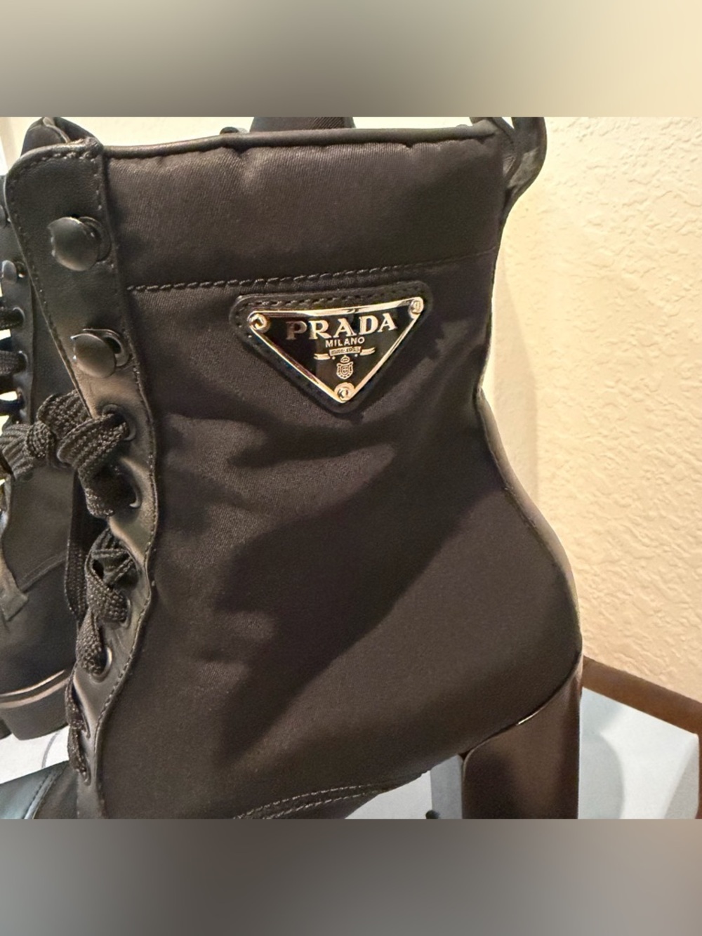 Like New Prada Nylon Boots - Picture 8 of 15